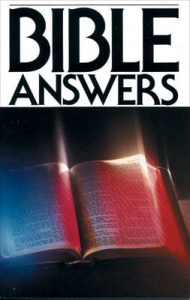 Bible Answers booklet