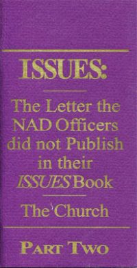 Issues 2, The Letter the NAD Offices did not publish in their Issues book