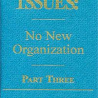 issues 3 no new organization