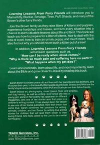 Learning Lessons from Furry Friends backcover