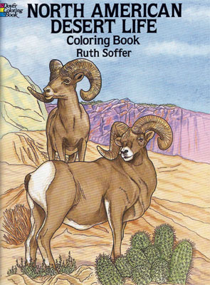 North American Desert Life coloring book