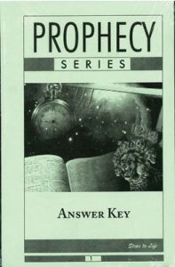 Prophecy Series Answer Key