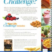 The New Life Challenge cookbook backcover