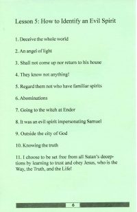 Prophecy Series sample answer key