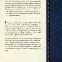 Foxe's Book of Martyrs Back Cover Hardback Blue and White