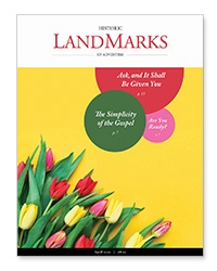 April 2021 LandMarks cover flowers