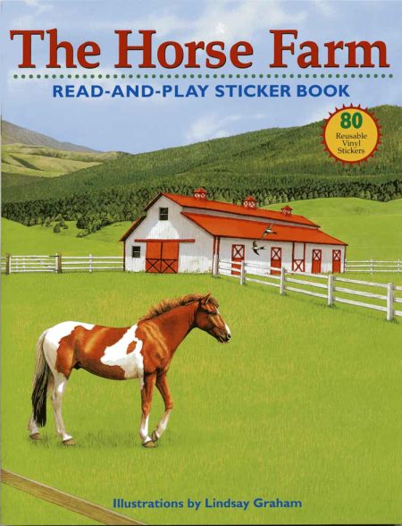 The Horse Farm Read-and-Play Sticker Book cover
