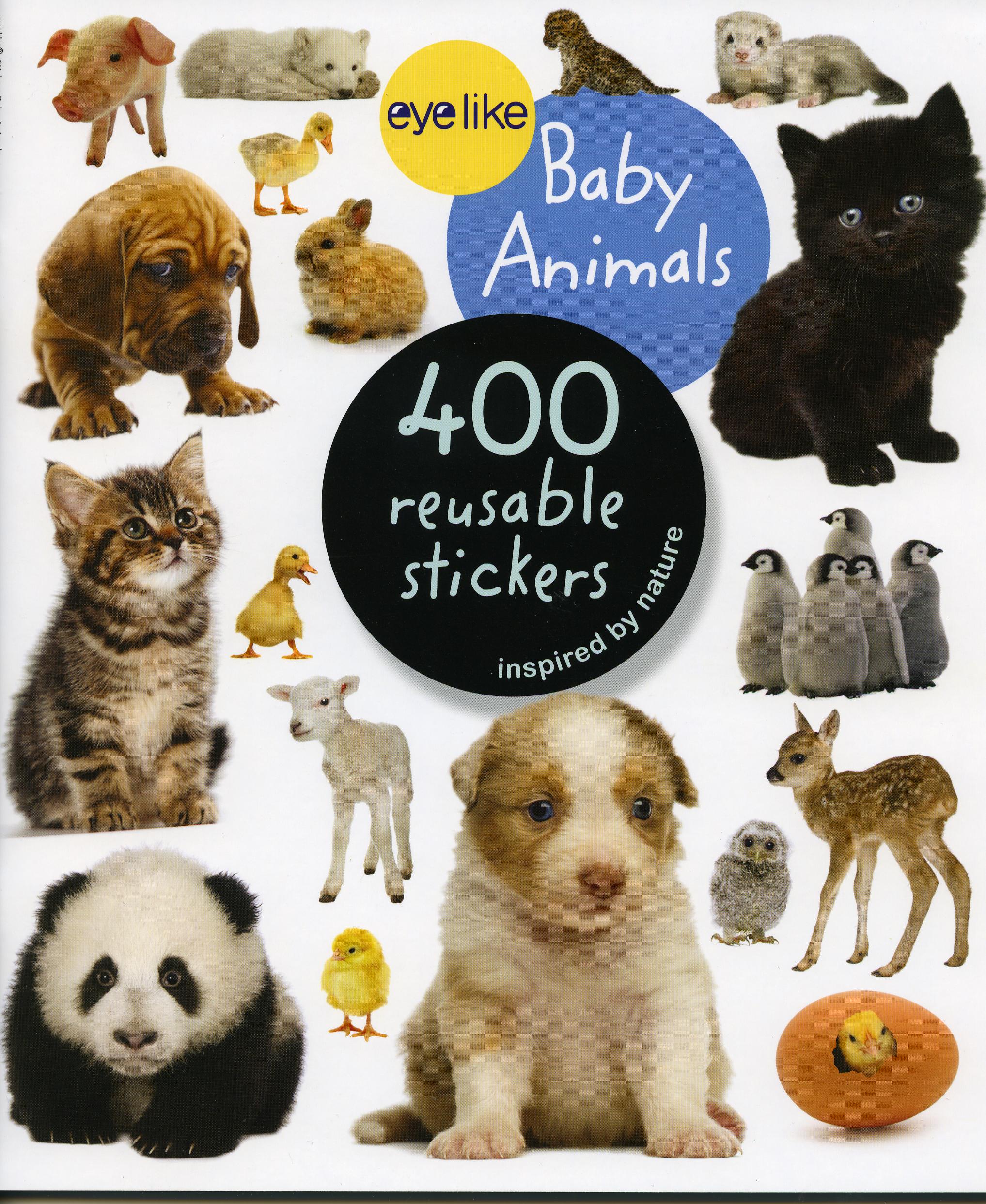 Eye-Like Baby Animals Sticker Book